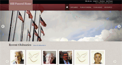 Desktop Screenshot of hillfuneralhome.com